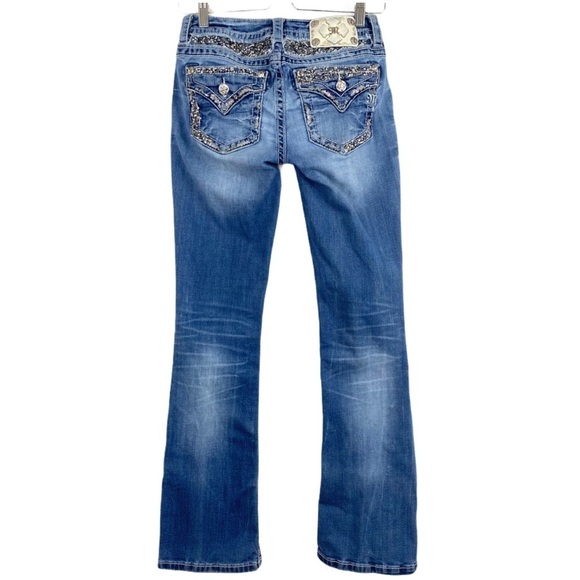 Miss me Standard Bootcut Jeans ME8718BR - Picture 5 of 9